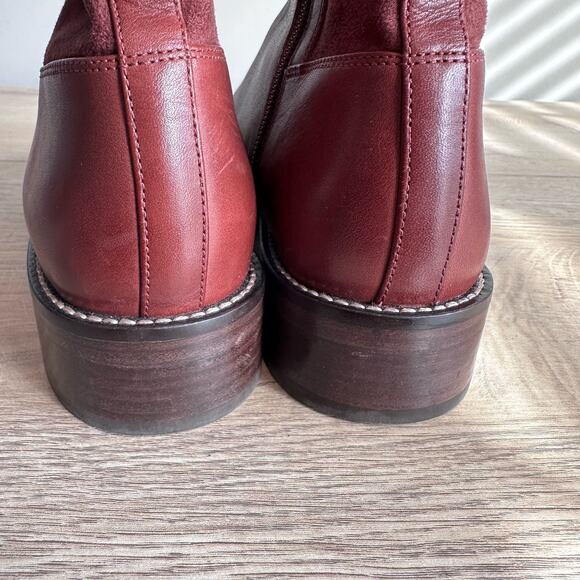 Cole Haan Parker Grand OS Knee High Boot Cherry Mahogany 7 - Picture 11 of 12